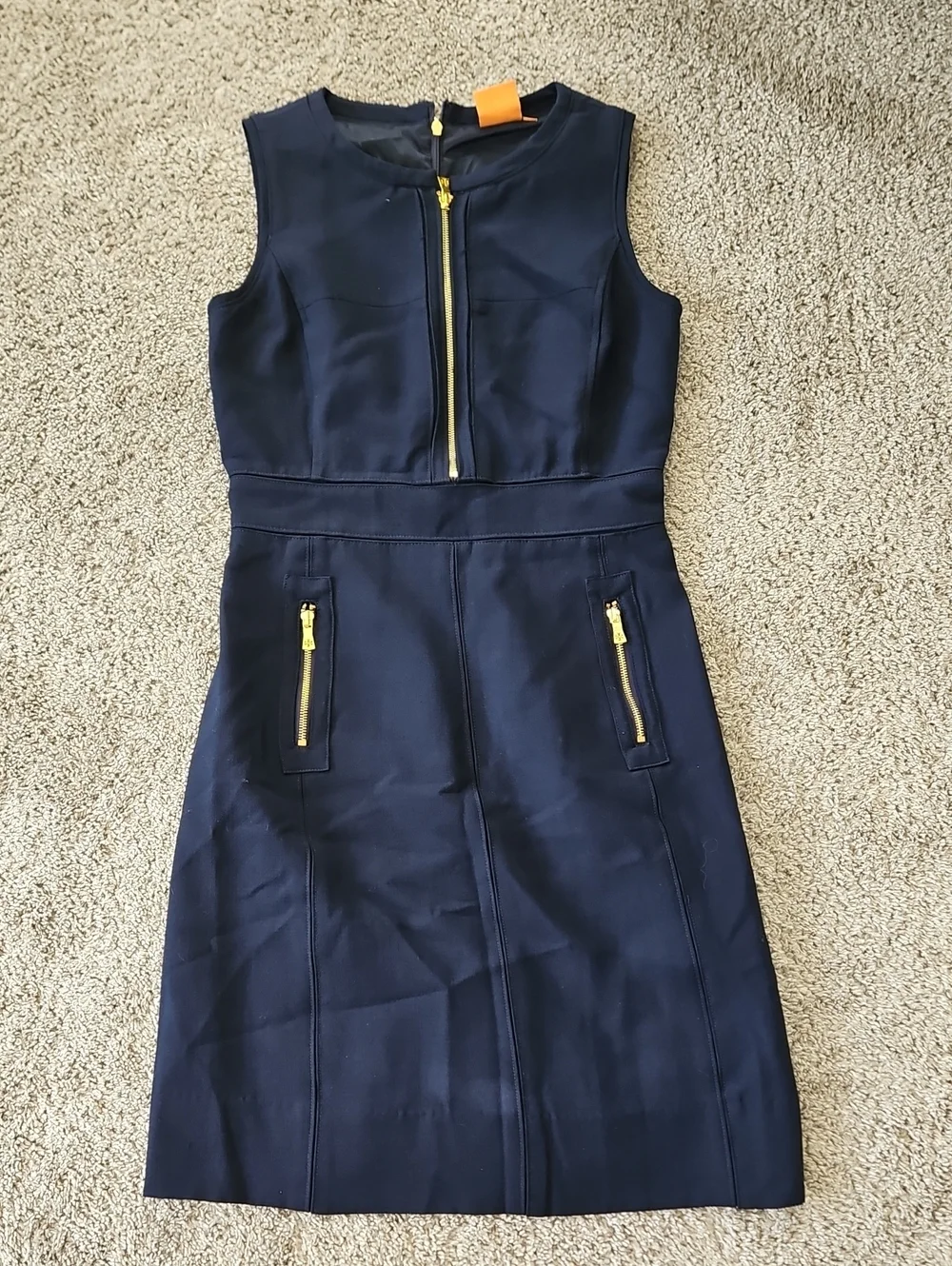 Tory Burch Mini Dress Navy Preppy 4